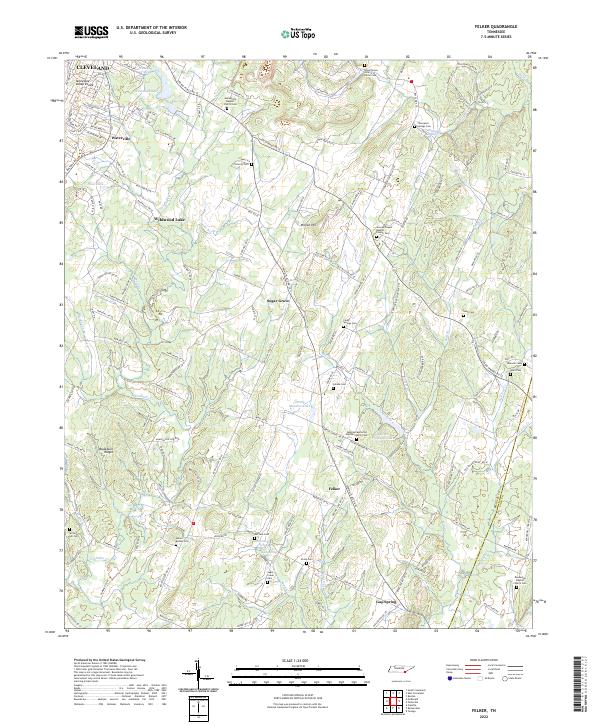 Felker topographic map thumbnail