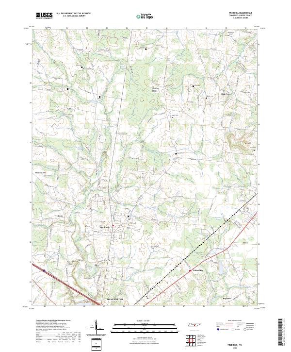 Fredonia topographic map thumbnail