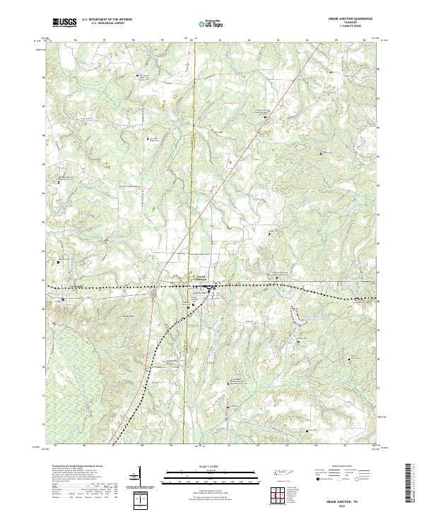 Grand Junction topographic map thumbnail