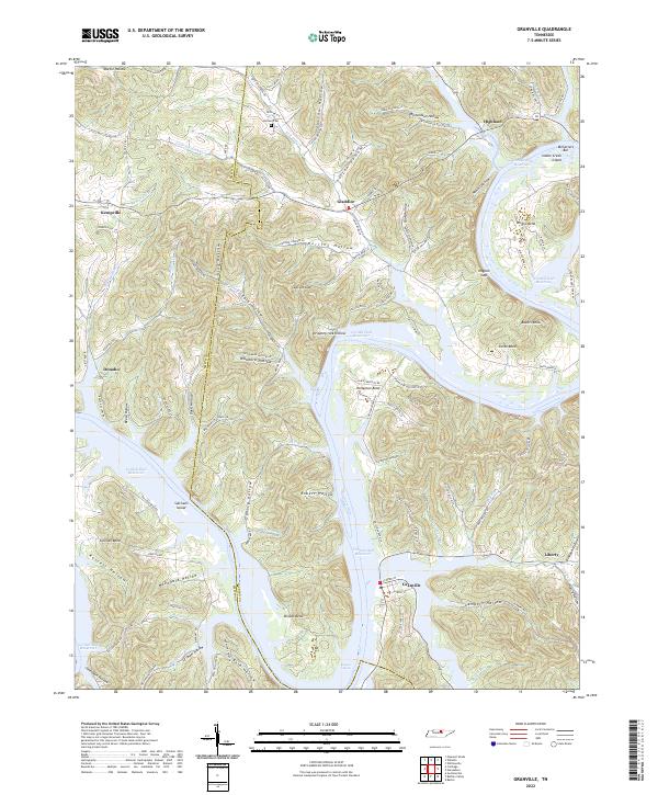 Granville topographic map thumbnail