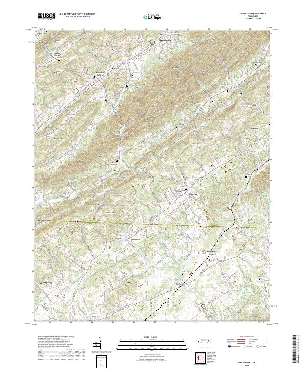 Graveston topographic map thumbnail