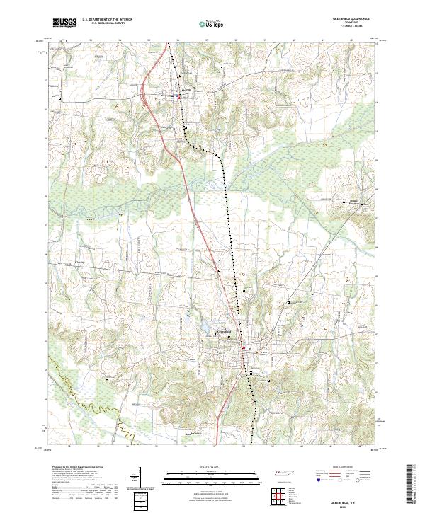 Greenfield topographic map thumbnail