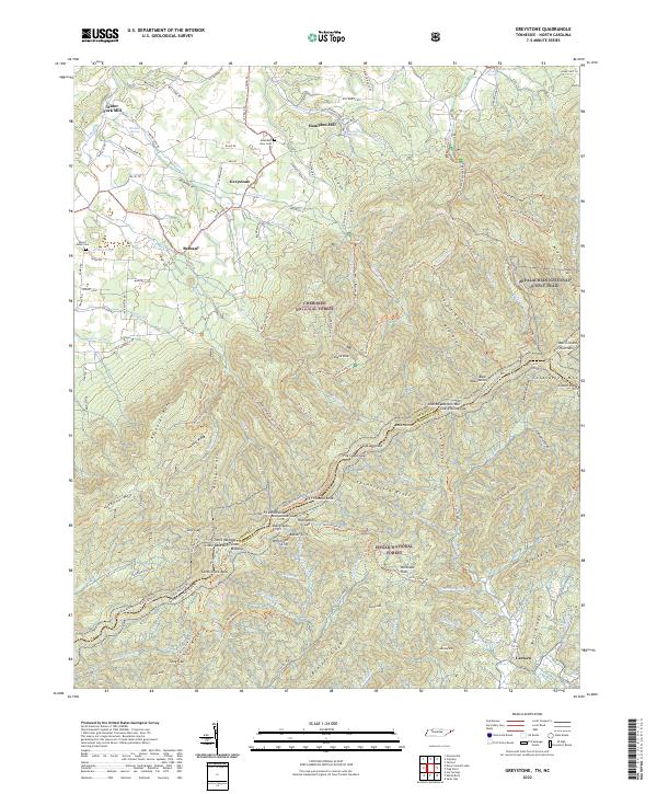 Greystone topographic map thumbnail