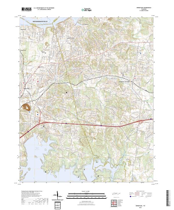 Hermitage topographic map thumbnail