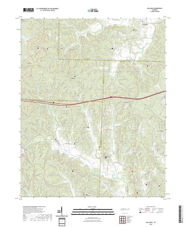 Holladay topographic map thumbnail