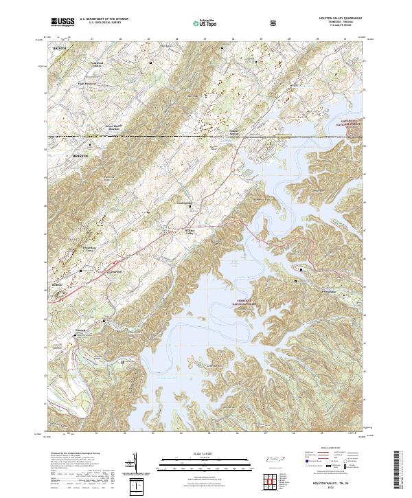 Holston Valley topographic map thumbnail