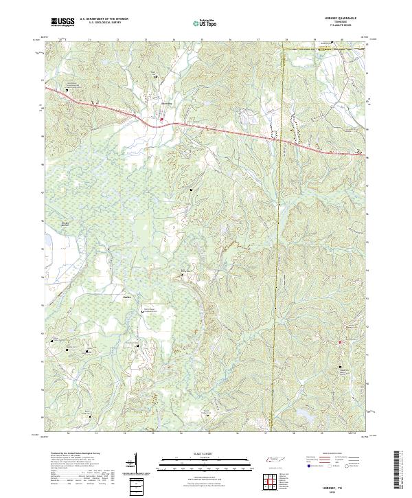 Hornsby topographic map thumbnail