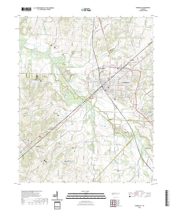 Humboldt topographic map thumbnail
