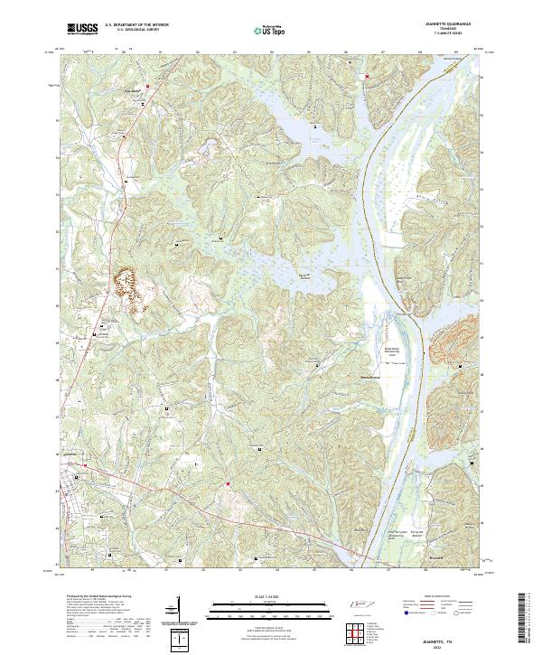 Jeannette topographic map thumbnail