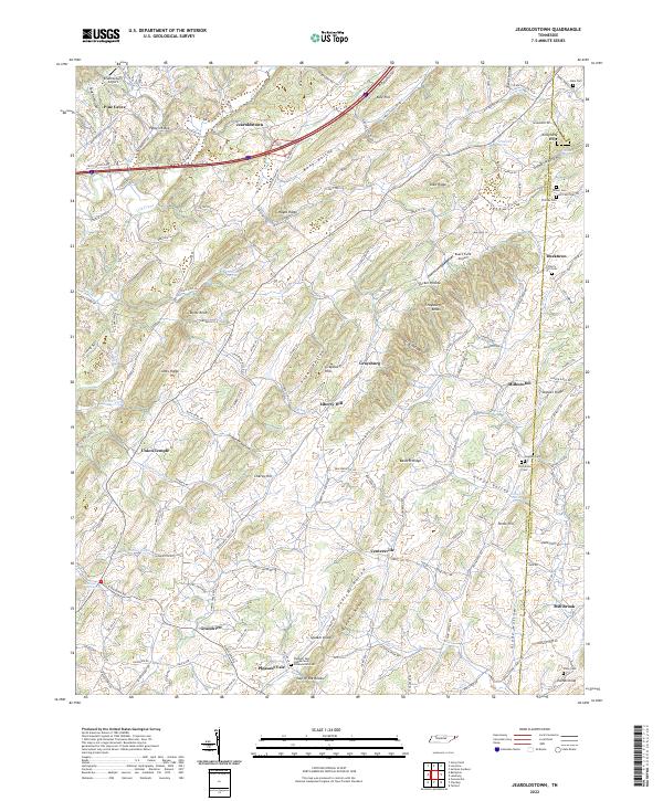 Jearoldstown topographic map thumbnail