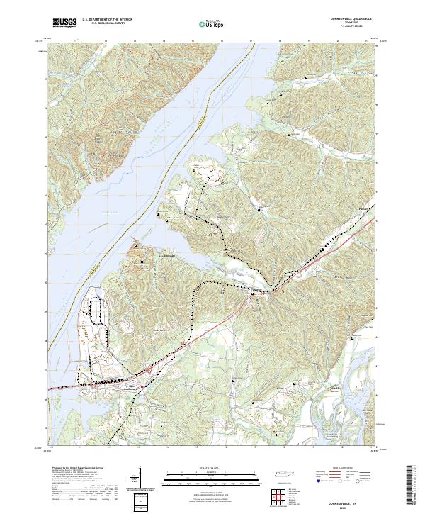 Johnsonville topographic map thumbnail