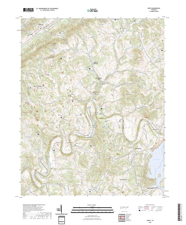 Joppa topographic map thumbnail