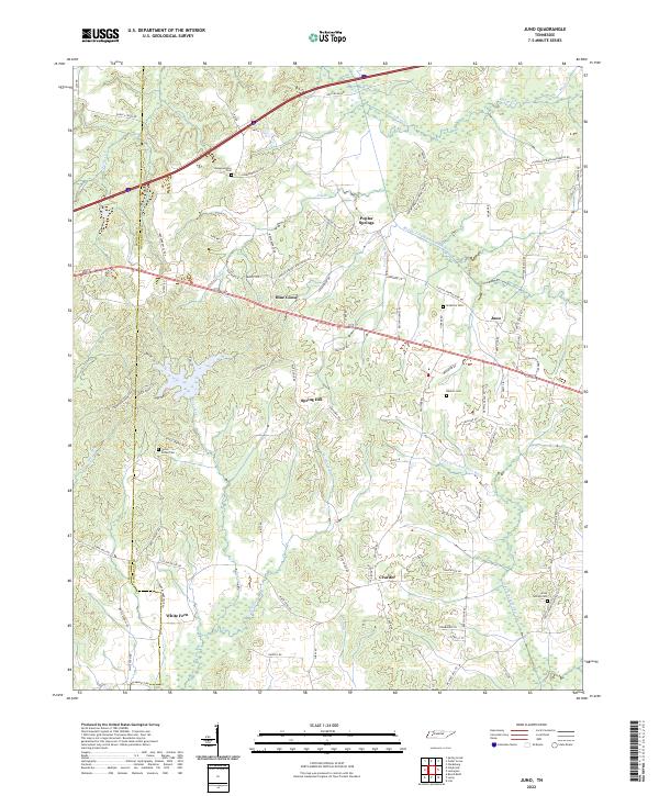 Juno topographic map thumbnail