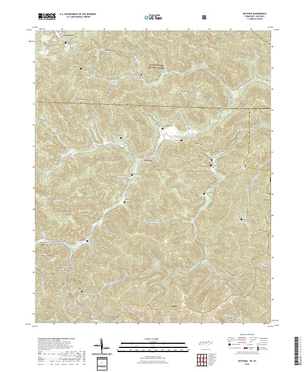 Ketchen topographic map thumbnail