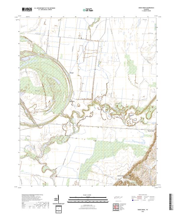 Knob Creek topographic map thumbnail