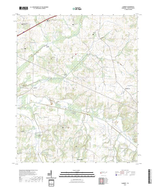 Lambert topographic map thumbnail