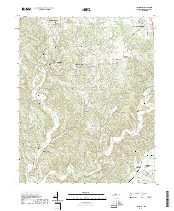 Long Branch topographic map thumbnail