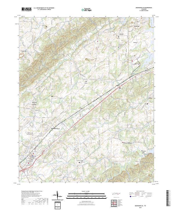 Madisonville topographic map thumbnail