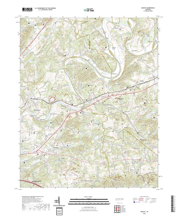 Mascot topographic map thumbnail