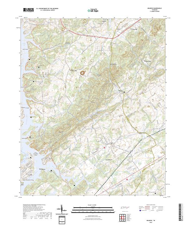 Meadow topographic map thumbnail