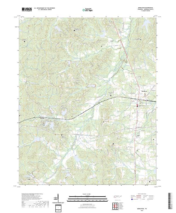 Middleton topographic map thumbnail