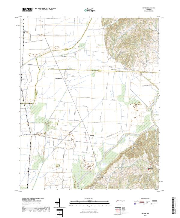 Miston topographic map thumbnail