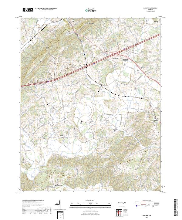 Mohawk topographic map thumbnail