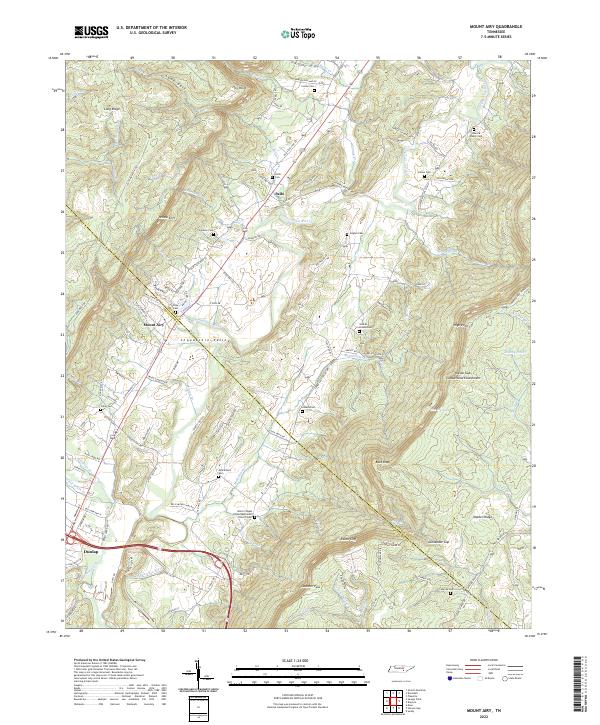 Mount Airy topographic map thumbnail