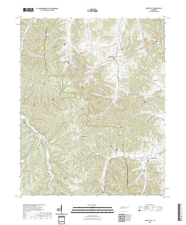 Mount Joy 2022 topographic map thumbnail