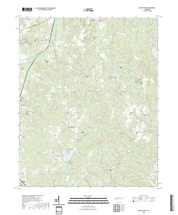Mount Peter topographic map thumbnail