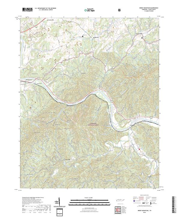 Neddy Mountain topographic map thumbnail