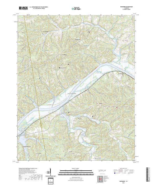 Needmore topographic map thumbnail