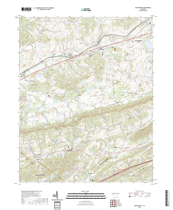 New Market topographic map thumbnail