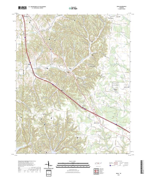 Noah 2022 topographic map thumbnail