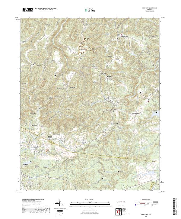 Obey City 2022 topographic map thumbnail