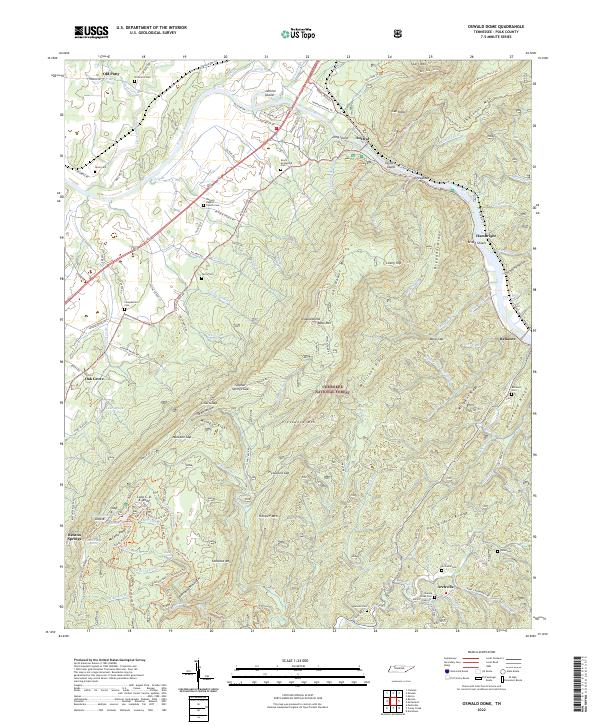 Oswald Dome 2022 topographic map thumbnail