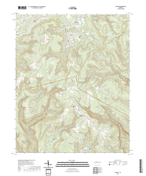 Palmer topographic map thumbnail