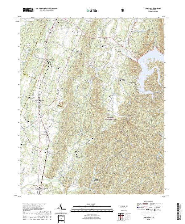 Parksville 2022 topographic map thumbnail