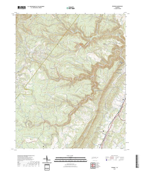 Pennine topographic map thumbnail