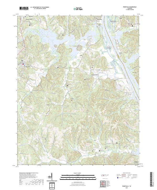 Perryville topographic map thumbnail