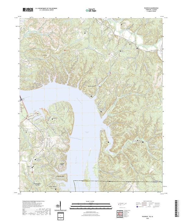 Pickwick 2022 topographic map thumbnail