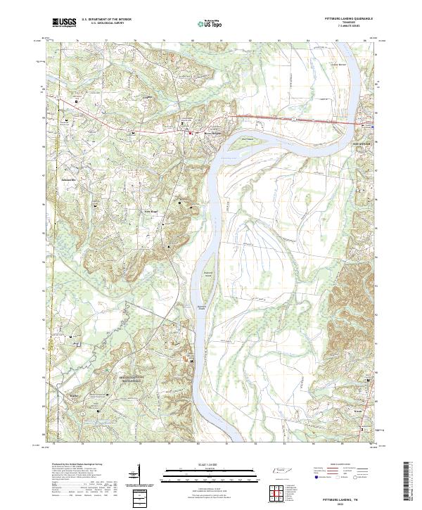 Pittsburg Landing topographic map thumbnail