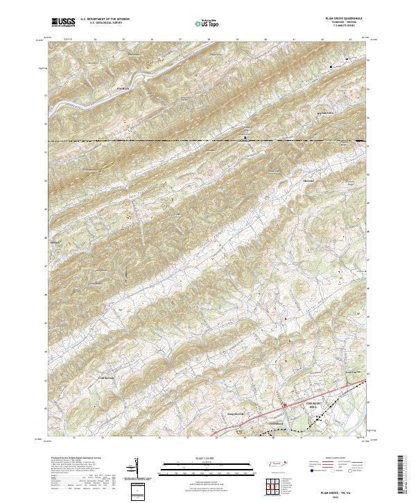 Plum Grove topographic map thumbnail