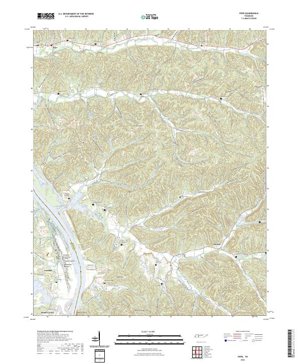 Pope 2022 topographic map thumbnail