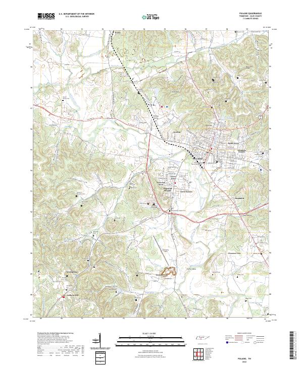 Pulaski topographic map thumbnail