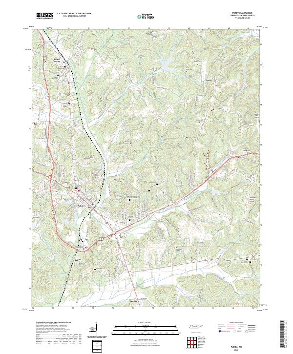 Purdy topographic map thumbnail