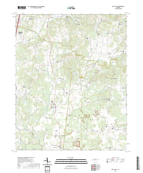 Rally Hill 2022 topographic map thumbnail