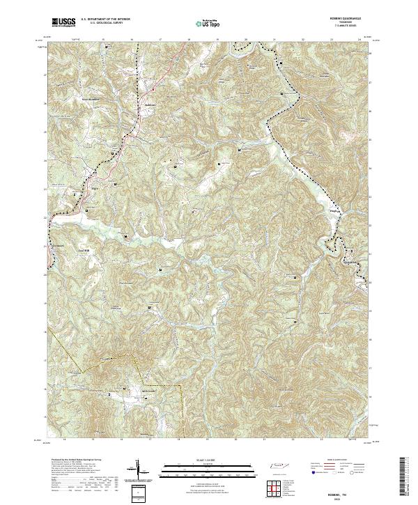 Robbins 2022 topographic map thumbnail