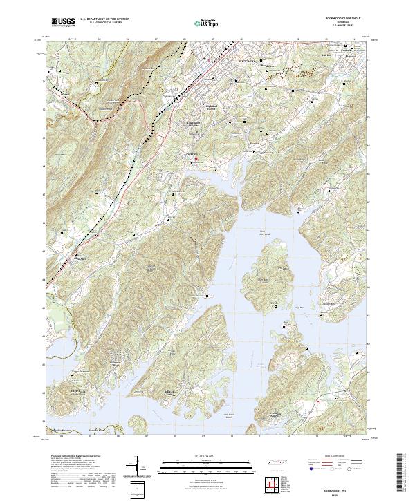 Rockwood 2022 topographic map thumbnail