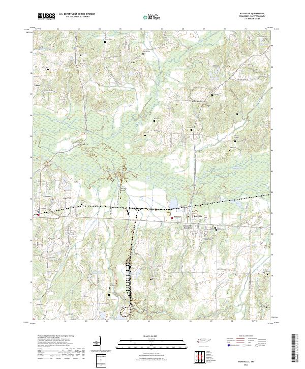 Rossville 2022 topographic map thumbnail